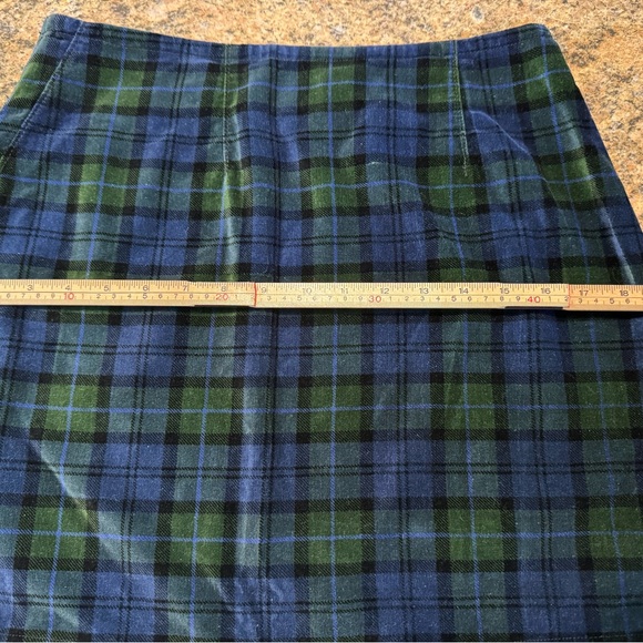 Vtg  90s Calvin Klein Jean Tartan Plaid Mini Skirt Valour Grunge Sz M 28” Waist - Picture 12 of 12